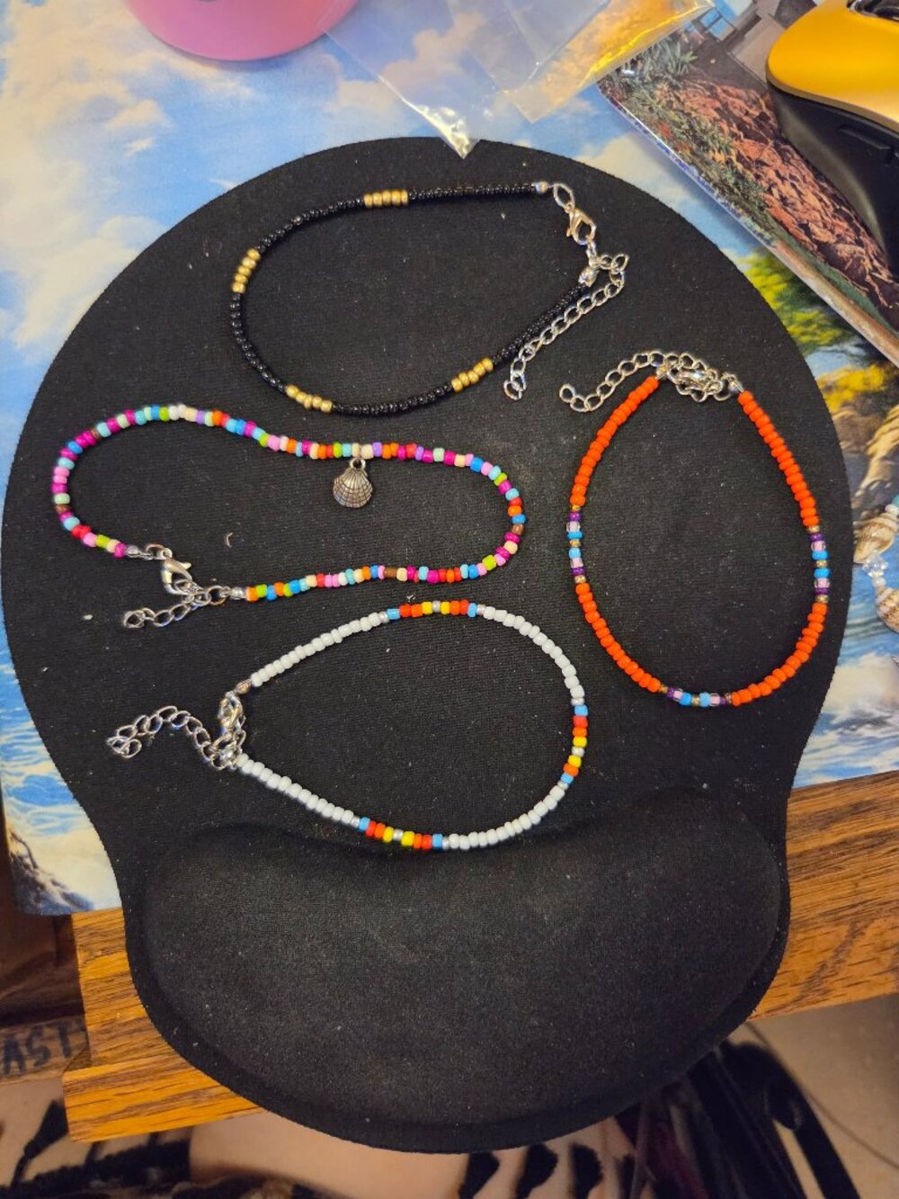 Lot of 4 ANKLET / Ankle Bracelets W/Extenders NWOT !!Sexy!